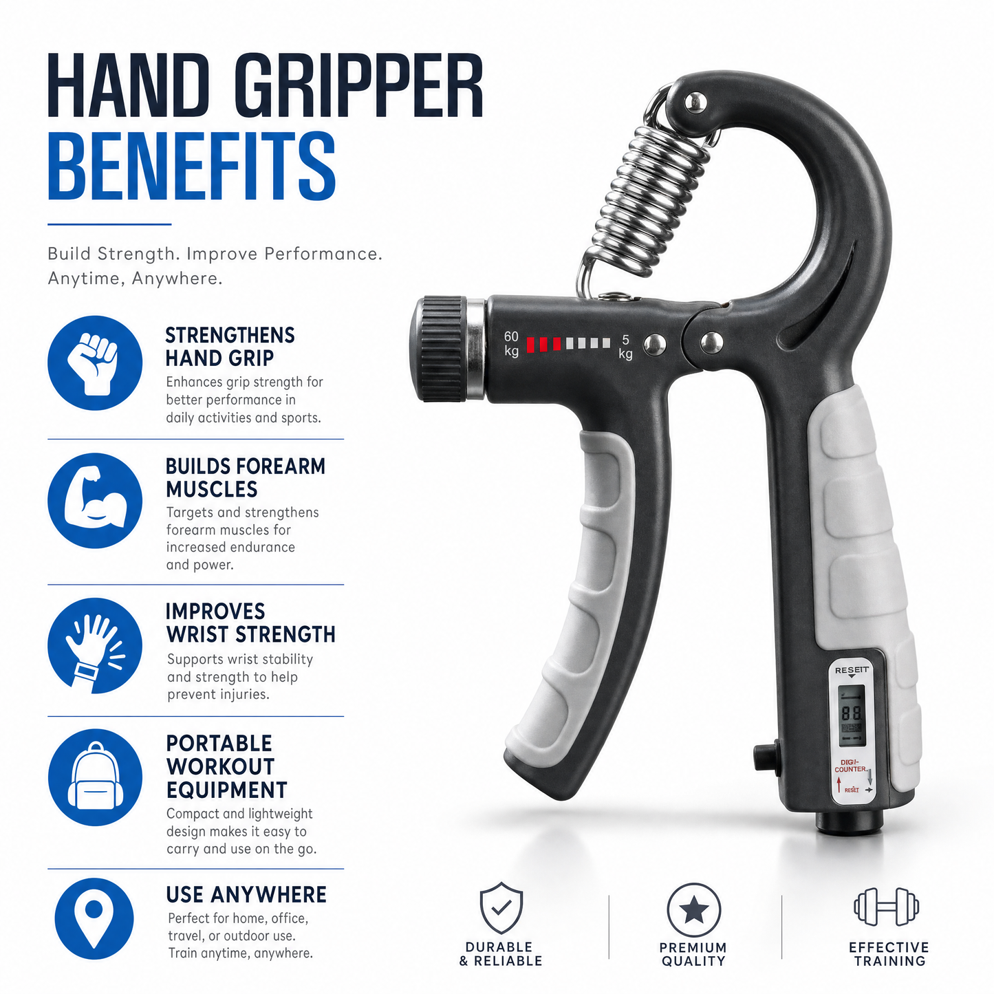 Adjustable Hand Grip Strengthener